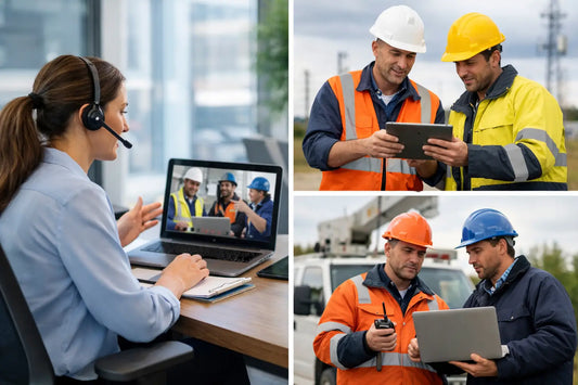 How to Connect Distributed Work Crews
