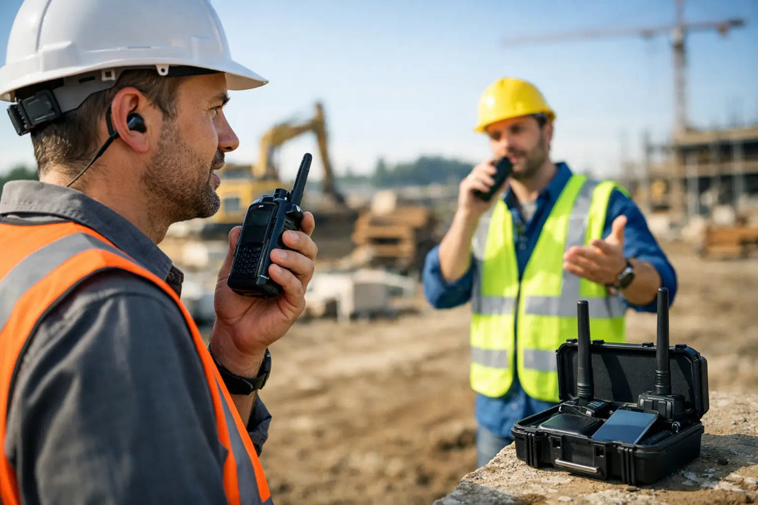 Jobsite Communication System Without Infrastructure