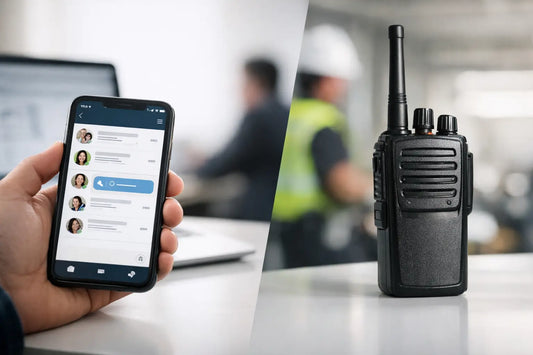 Business Communication App vs Radio