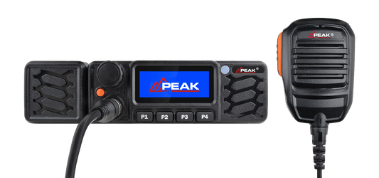 PeakPTT M14G: 4G LTE two-way radio with Wi-Fi, GPS, and AI noise cancellation. 