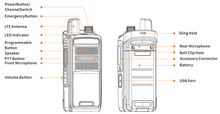 PTT-304G Push To Talk Radio
