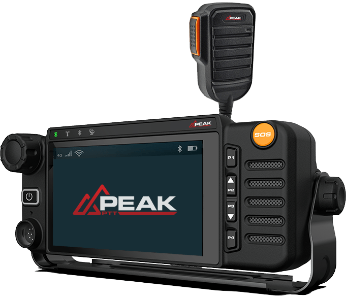 PTT-M64G mobile LTE radio with mic